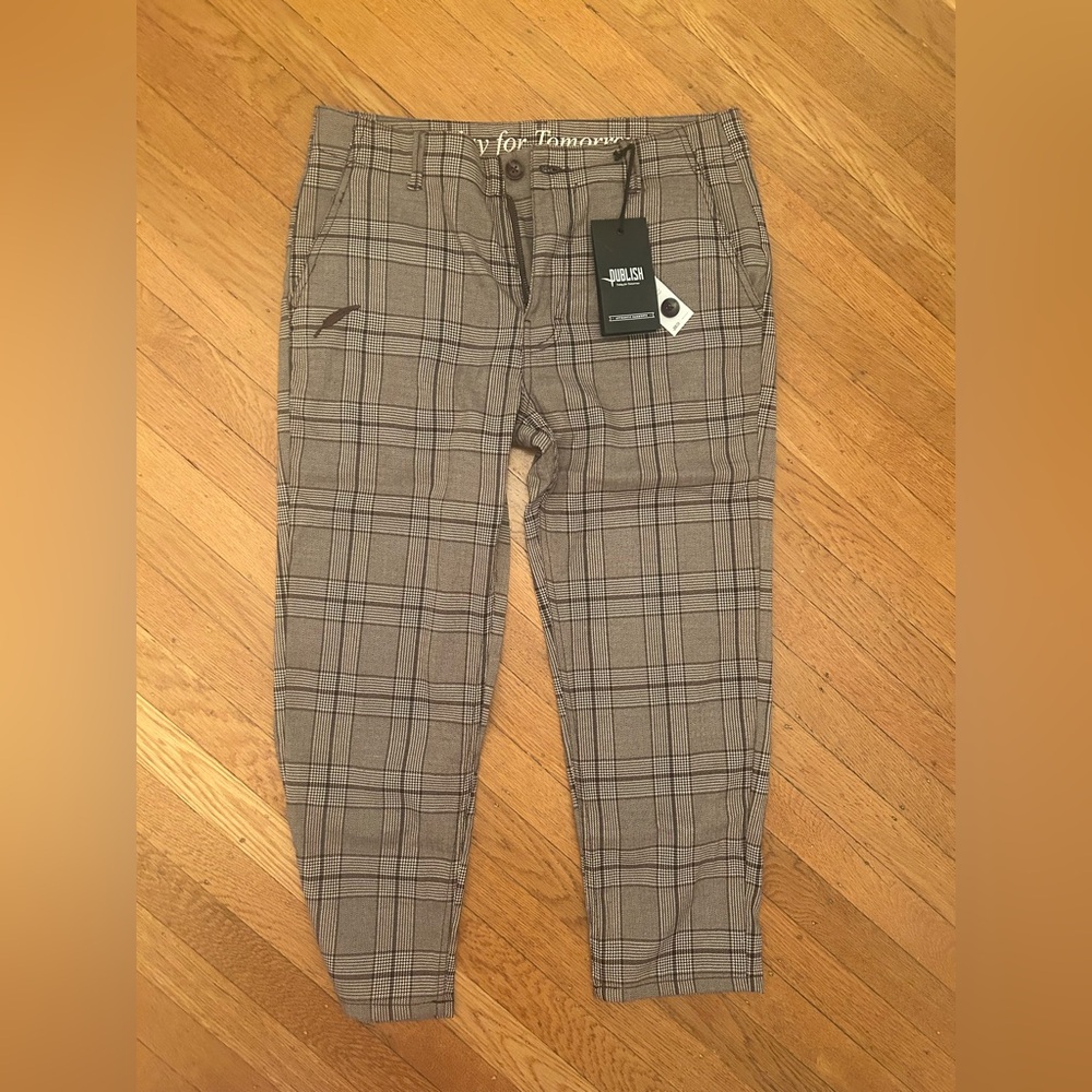 Publish Brown and Black Chinos Classic Style